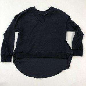 Kai-aakmann Sweater Women's S Blue V-neck Long-sleeved Reg Fit Size Small S